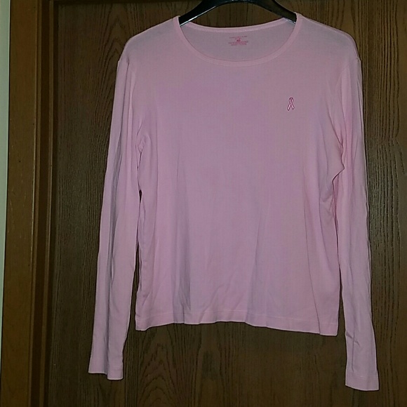 Jones NY pink ribbon shirt - Picture 2 of 6